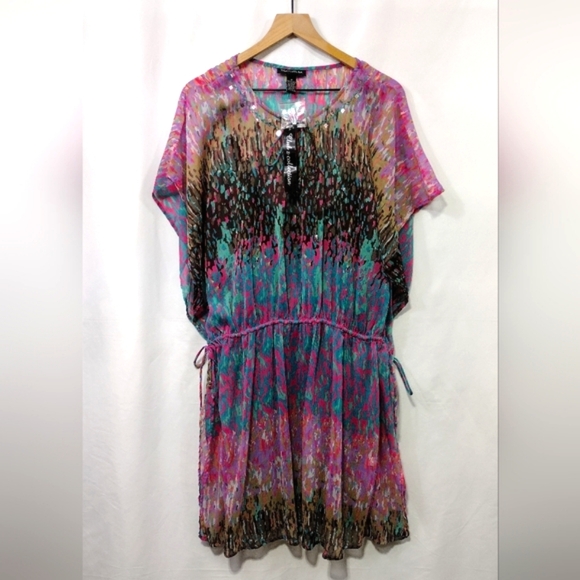 Club Z Collection Dresses & Skirts - NWT Club Z Colletion Artsy Dress Women's M Multicolor Retro 90s Y2K Party